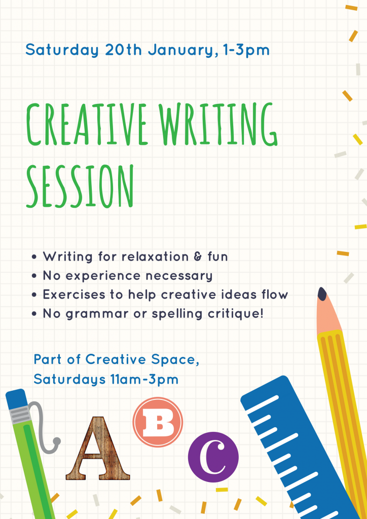 Creative Writing Workshop Poster